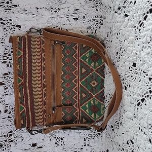 New!! Myra Umber Frames Small Crossbody Purse